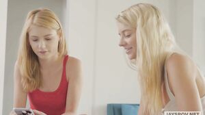 Hannah Hays & Riley Star - My Sister Riley and her BFF Share My Creampie