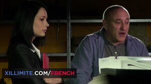French Girls At Work - French teen Anna Siline gets fucked by old man