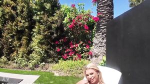 Denise Anders Fit Blonde Fucked By The Pool With Tommy Woods