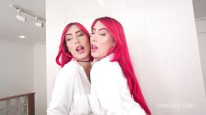 Southern Brazilian redhead beauty, KAROL RED gets fucked by two huge black cocks (DP, Anal, BBC, Interracial, ATM, braces)