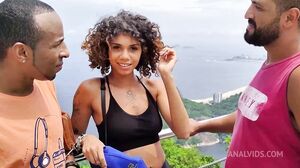 MAMBO Tour #4 Mih Ninfetinha gets wild at the Rio's Sugarloaf Mountain then fucks 3 guys (DP, anal, public nudity, 3on1, no make-up, ATM, porn-Vlog) OB158 in 4K