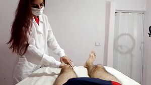 renatasurtada - Nurse keeping an eye on the patient's hard cock.