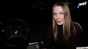 CumForKate - Stepbrother's wife such a slut, she gave herself secretly in the car