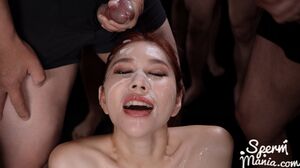 [SpermMania.com] April Maxima's Sticky Bukkake Facial