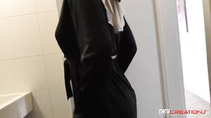 Horny Nun loves Black